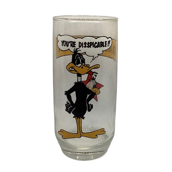 $10 Deals! Vintage Looney Toons Daffy Duck Drinking Glass - Picture 1 of 3